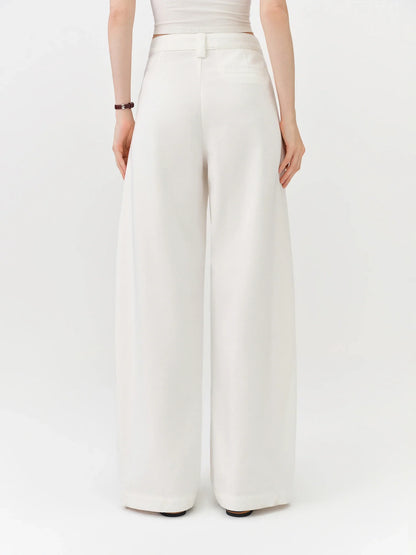 2026 Summer Women's Light Blue Vintage Barrel Leg Jeans, Horseshoe Fit High Waist Loose Trousers for Y2K Retro Street Style