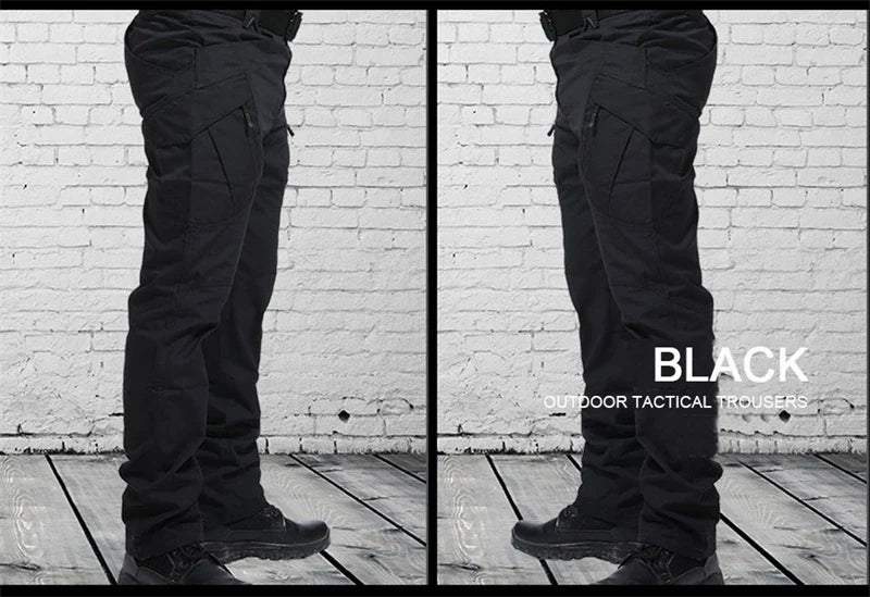 Tactical Cargo Pants Men Outdoor Waterproof SWAT Combat Military Camouflage Trousers Casual Multi Pocket Male Work Joggers