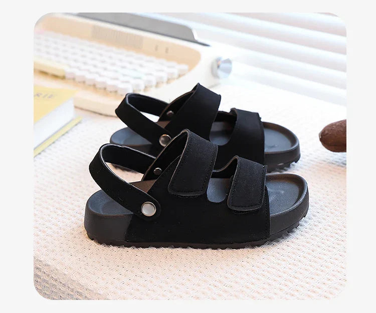 Boy's And Girls' 2026 Summer New  Casual Thick Sole Slides Forest Style Two-Way Sandals