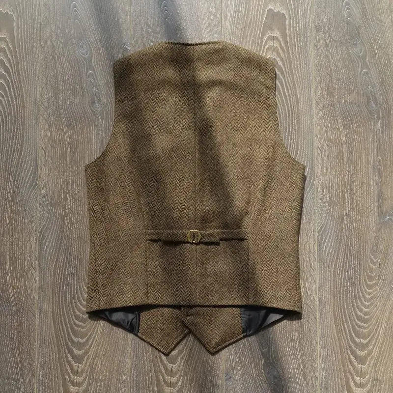 Men Vest Silver Herringbone V Neck Single Button Waistcoat For Wedding Banquet Birthday Business Casual Work Men Suit