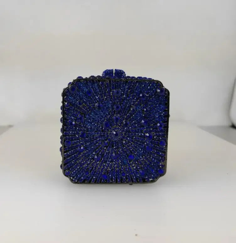 Crystal Women Evening Clutch Bag Wedding Bridal Minaudiere Box Rhinestone Handbags and Purses