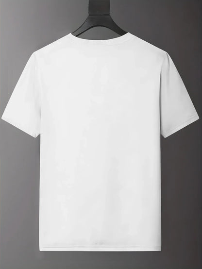 Best-selling Monaco Letter Flag Print 100% Cotton Men's and Women's T-Shirt - Casual Loose-Fitting Street Short Sleeve