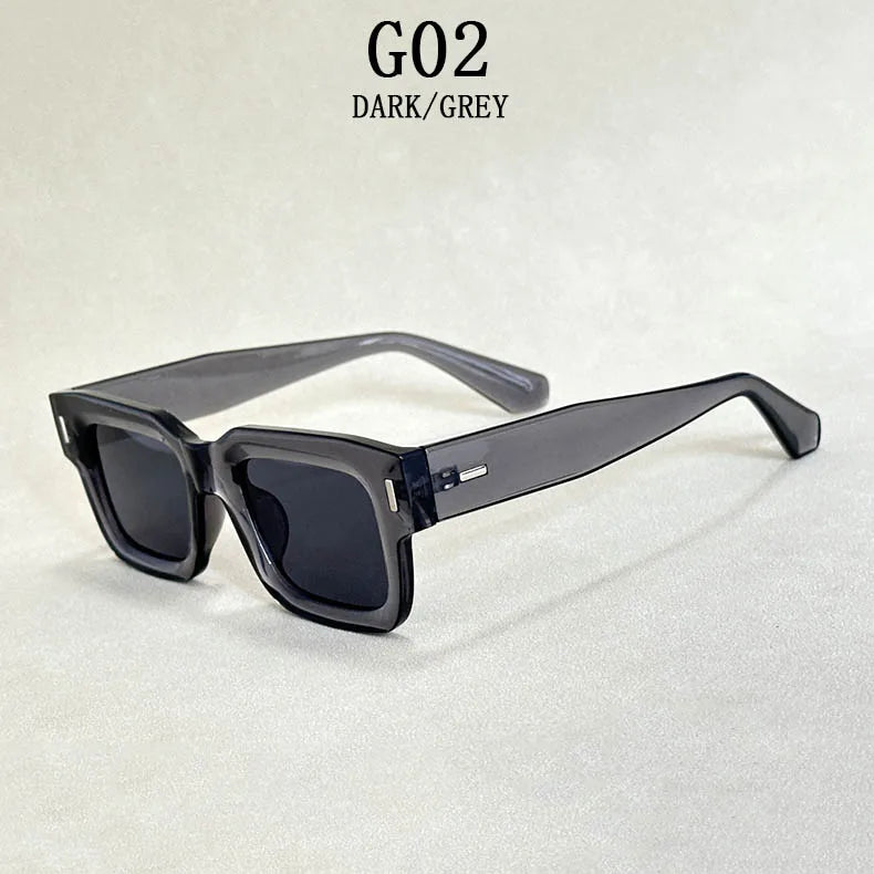 2024 Square Sunglasses For Men Luxury Vintage Sunglasses Women Trendy Retro Men Fashion Gafas De Sol Hombre Lunette Soleil Femme