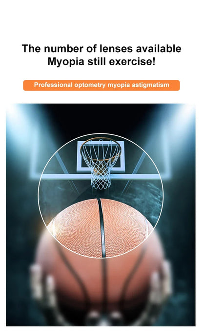 Basketball Eyewear Goggles Customizable Myopia Anti-blue Light Sports Glasses Frames Adjustable Soccer Goggles Frame 1577