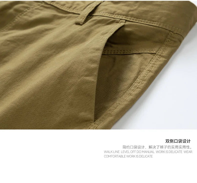 Men Summer Five Points Pants Male Trendy Loose Casual Daily Short Simple Fashion Versatile Solid Color Straight Leg Cargo Shorts