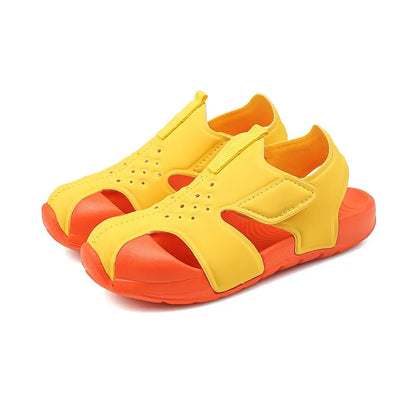 Summer Children's Beach Sandals Non-slip Soles Soft Comfortable Fashion Sports  Casual Boys Girls Baby Shoes Kids Flats Sandals