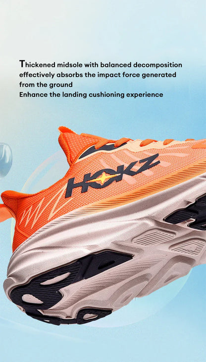 Carbon Plate Air Cushion Running Shoes for Men Soft Chunky Sneakers Women Daily Commuting Shoes Outdoor Casual Walking Shoes