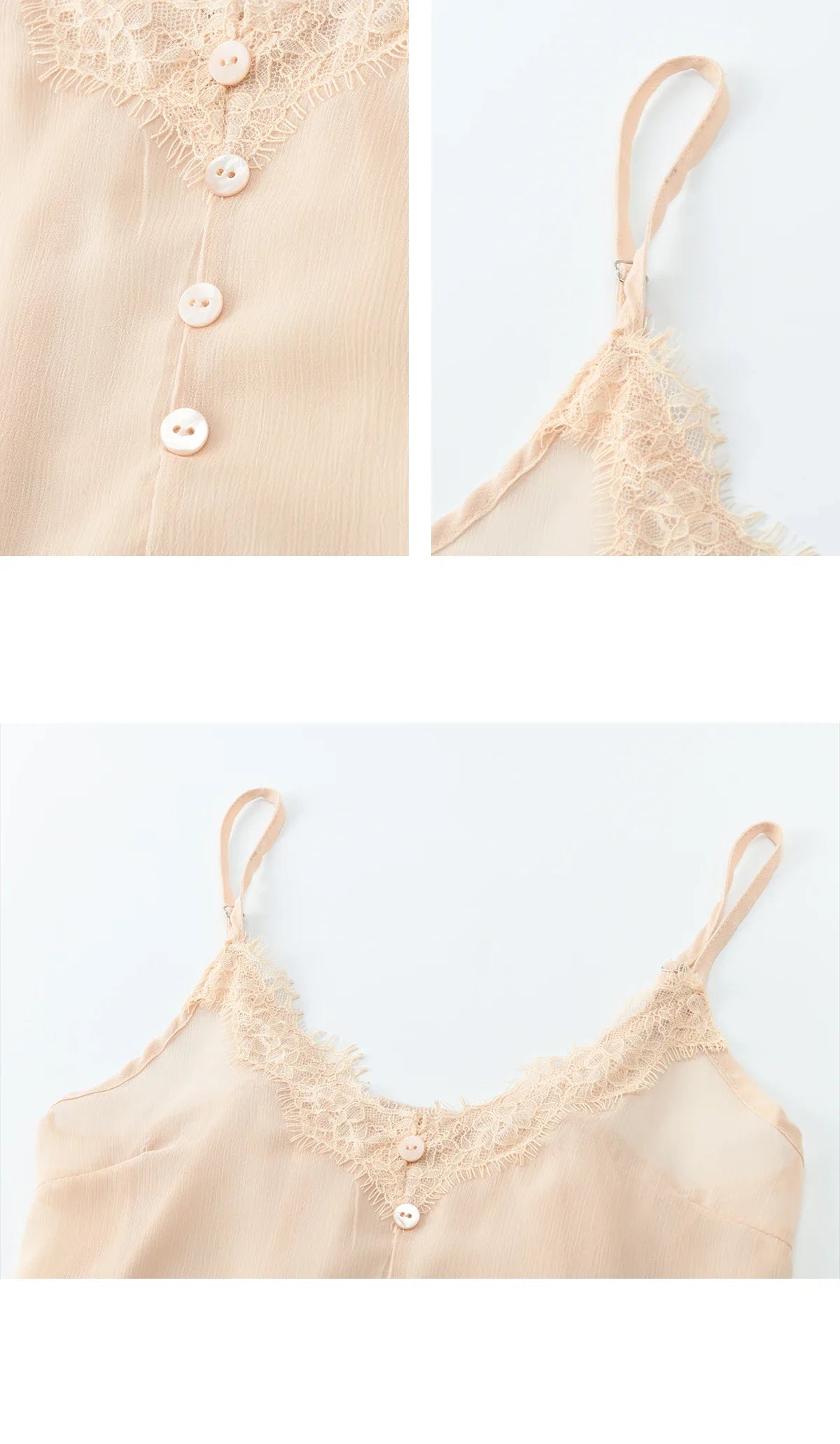 Women's French Style Beige Sheer Chiffon Blouse V Neck Lace Trim Elastic Waist Peplum Top For Spring Summer MXF16T1588