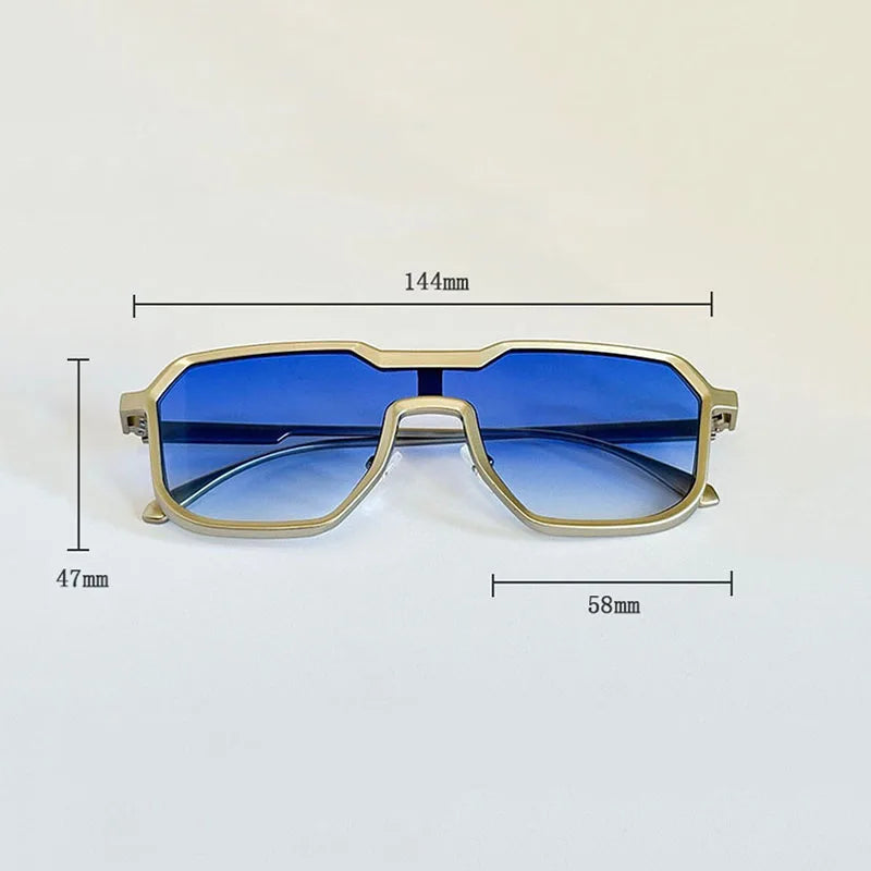 2025 Punk Sunglass Men Vintage Metal Square Steampunk Sunglasses Women Retro Luxury Fashion Glasses Gafas De Sol Hombre Okulary