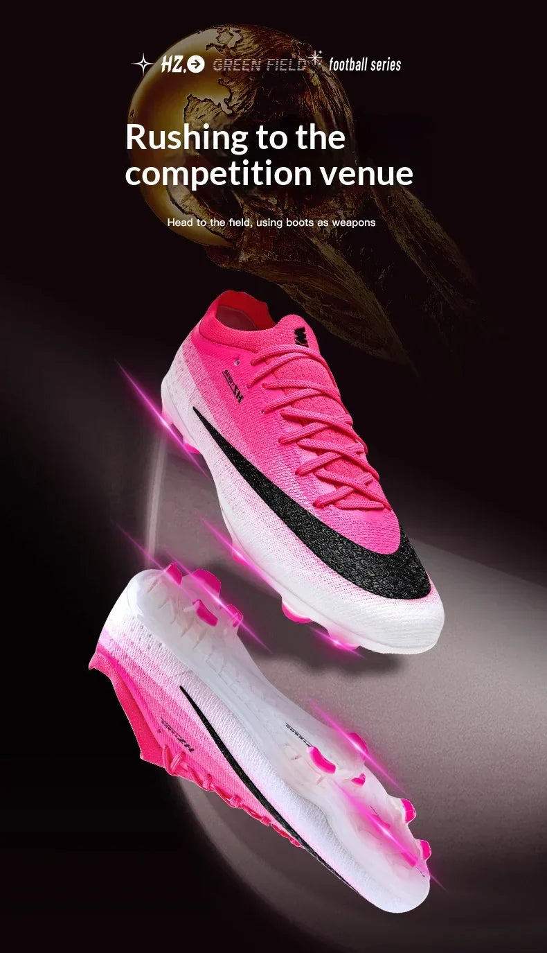 New Men Soccer Shoes Futsal Cleats Ultralight Hot Sale Football Boots Unisex High-quality Women Professional TF/FG Sneakers