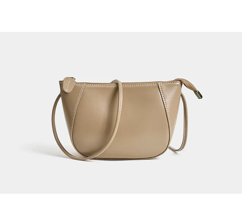 Women's Genuine Cow Leather Shoulder Bags Ladies Fashion Versatile Designer Luxury Crossbody Bag Female Shell Handbags for lady