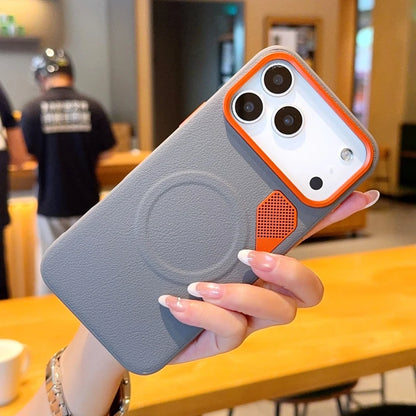 Iphone 17 Pro Máx Case ELVEV Magnetic Luxury PU Leather Heat Dissipation Protection Cover for iPhone 17, Air