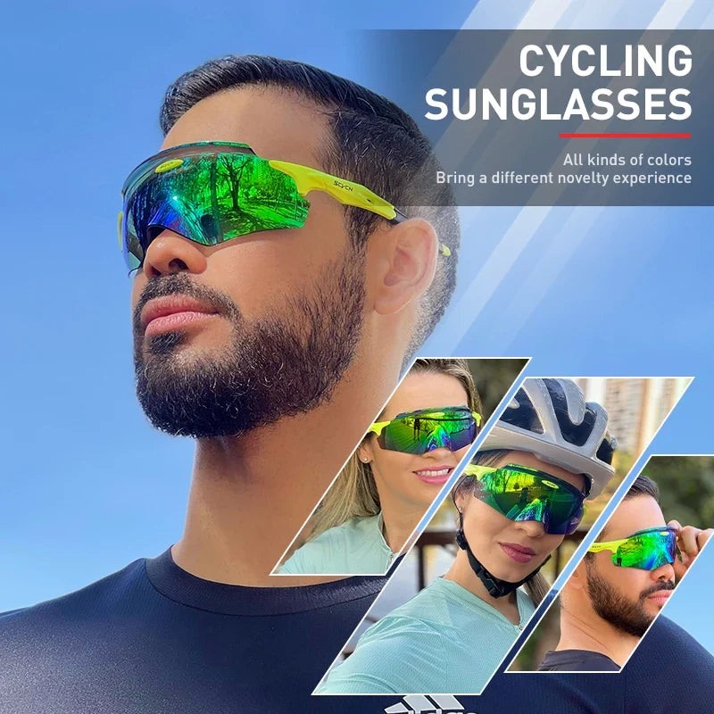 Men's Cycling Glasses Outdoor Sport Runing Sunglasses Women MTB Bike Bicycle Goggles Road Riding Fishing Hiking Eyewear