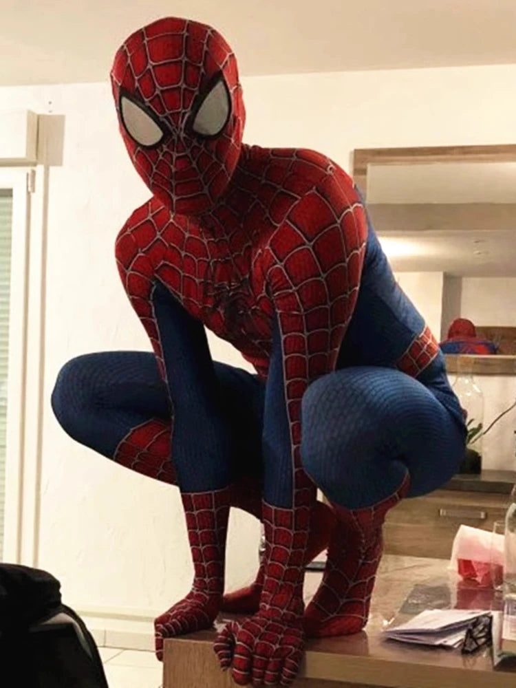 2025 Spiderman Costume Adult Superhero Spider Remy Toby Spider Man Cosplay Costume Bodysuit Halloween Men Women Costume