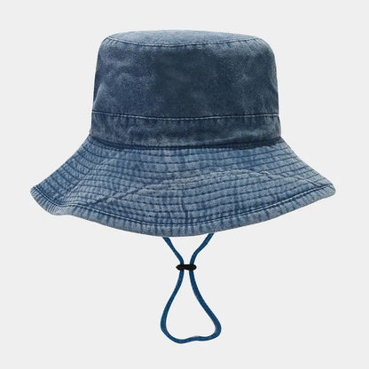2023 Four Seasons Cotton Solid Bucket Hat Fisherman Hat Outdoor Travel Sun Cap for Men and Women 191