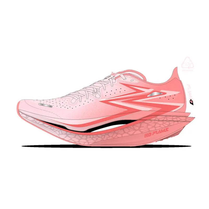 Flame 4.0 Men Running Shoes New Carbon Plate Racing Marathon Stable Rebound Traction Jogging Male Sneakers 672512205