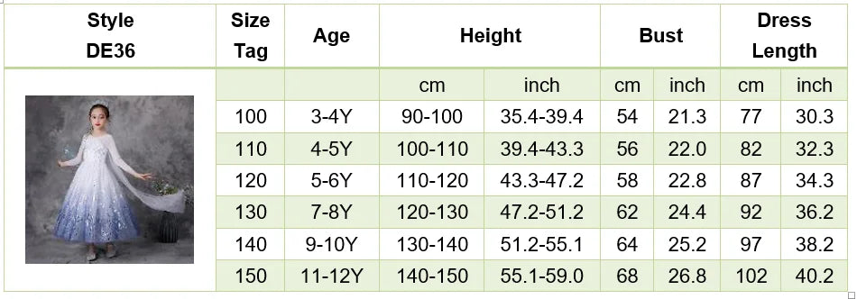 Girls Elsa Anna Dress Children Princess Carnival Dress Kids Jasmine Rapunzel Pageant Flower Disguise Birthday Cosplay Costume