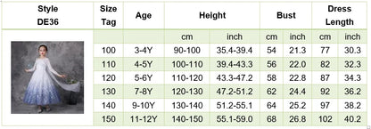 Girls Elsa Anna Dress Children Princess Carnival Dress Kids Jasmine Rapunzel Pageant Flower Disguise Birthday Cosplay Costume