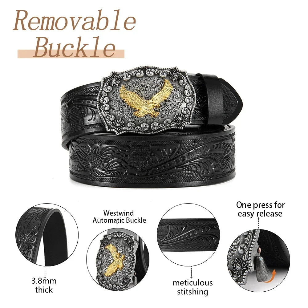 Men's Casual Style Belt PU Leather Belt Main Body Metal Buckle Belt Smooth Buckle Belt High-quality Male Belt 3.8cm