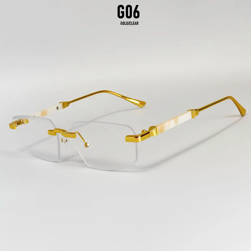 Rimless Sunglasses Women 2026 UV400 Protection Fashion Glasses Vintage Sunscreen Shades Lentes De Sol Mujer Lunette Soleil Femme