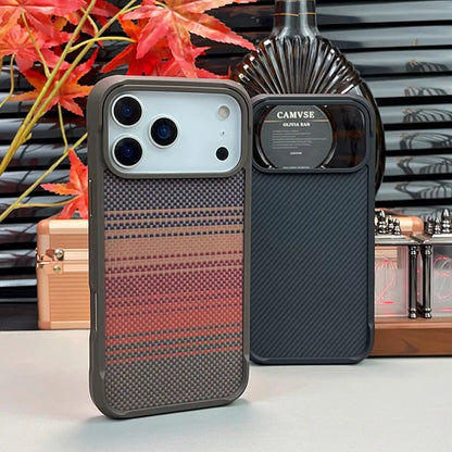 Real Carbon Fiber Kevlar Material Phone Case With Magnetic Wireless Charging Compatible With iPhone 16 Pro 16 pro max