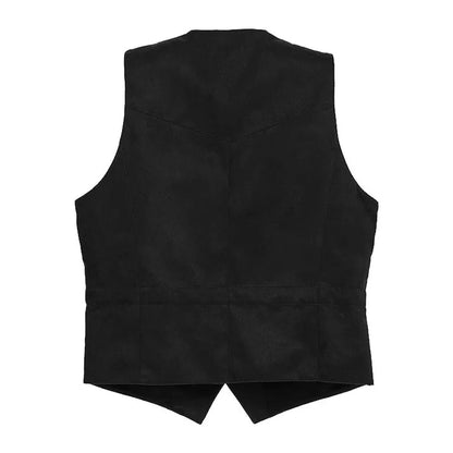 Plus Size Men's Suit Vest V-neck vest Slim Fit Casual Formal Business Dress Groomsman Outfit Retro New Waistcoat
