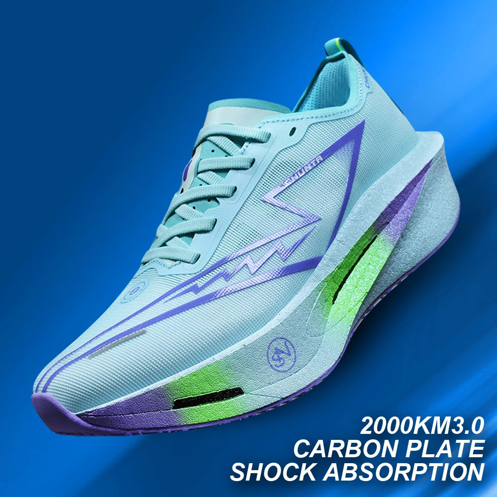 Men Running Shoes Carbon Board Marathon Speciality Sports Breathable Lightweight Women's Comfortable Athletic Sneakers