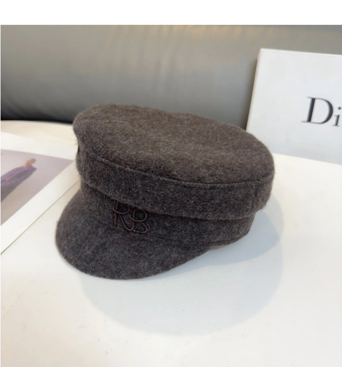 Brand Designer Baker Boy Caps New Arrival Winter Newsboy Caps Letter Flat Wool Caps