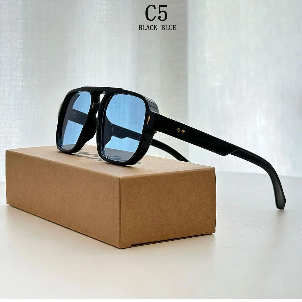 Square Sunglass Men Vintage Fashion Glasses Retro Sunglasses Women Trendy Gafas De Sol Hombre Lunette Soleil Femme Dropshipping
