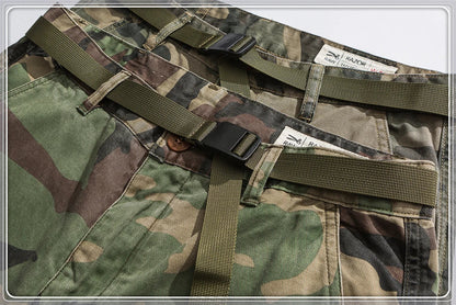 Fashion High Quality Camo Tactical Cargo Pants American Streetwear Casual Trousers Men Clothing Japanese Harajuku Joggers Male
