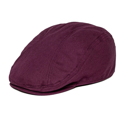 Men's 100% Cotton Newsboy Caps High Quality Classic Flat Cap Gatsby Ivy Golf Cabbies Hat for Male Trucker Driver Hats