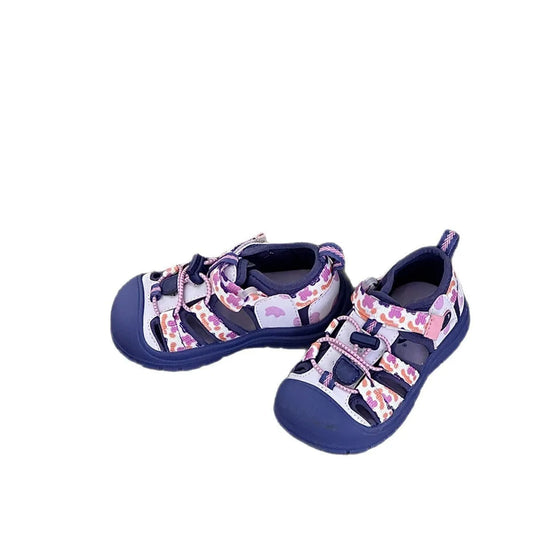 Children Mountain Functional Outdoor Breathable Sports Sandals Summer Baby Candy Color Anti-kick Sandals Boys Girls Beach Shoes