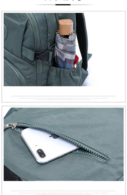 Luxury Travel Backpack Women's Stylish Teenage Youth Backpacks for Bara Mochila Impermeable Large School Bag for Boys