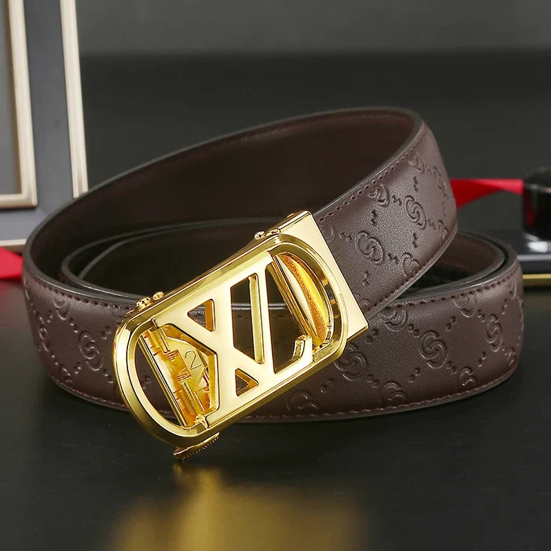 High Quality Luxury Brand Designer Suit pants Belts Male Automatic Buckle Men belts Leather Belt for men Strap for Jeans