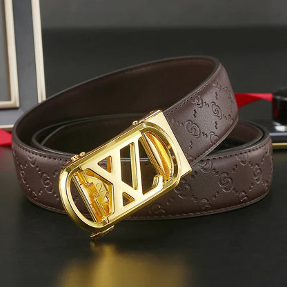 High Quality Luxury Brand Designer Suit pants Belts Male Automatic Buckle Men belts Leather Belt for men Strap for Jeans