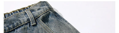 Spring Men Streetwear Denim Pants Men Harajuku Washed Baggy Jeans Men Y2K Fashion Punk Casual High Waist Wide Leg Pants
