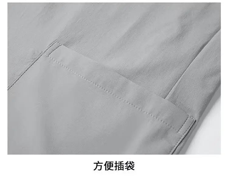 Summer Lightweight Sun Protection Blazer for Men - Stylish, Breathable, Casual, Icy Sensation, Lightweight, Silky Elastic Blazer