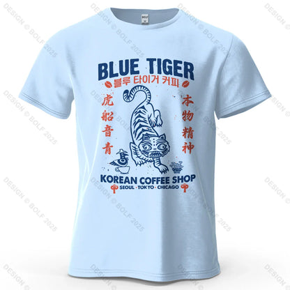Trendy Printed Men's T-Shirt 100% Cotton Oversized Cultural Graphic Tees for Women Tops Tees Casual Streetwear