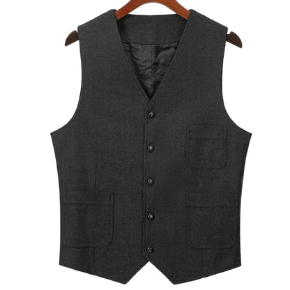 Men Vest Green Herringbone Solid Single Button Waistcoat For Birthday Wedding Business Banquet Work Daily Casual Men Suit Vest