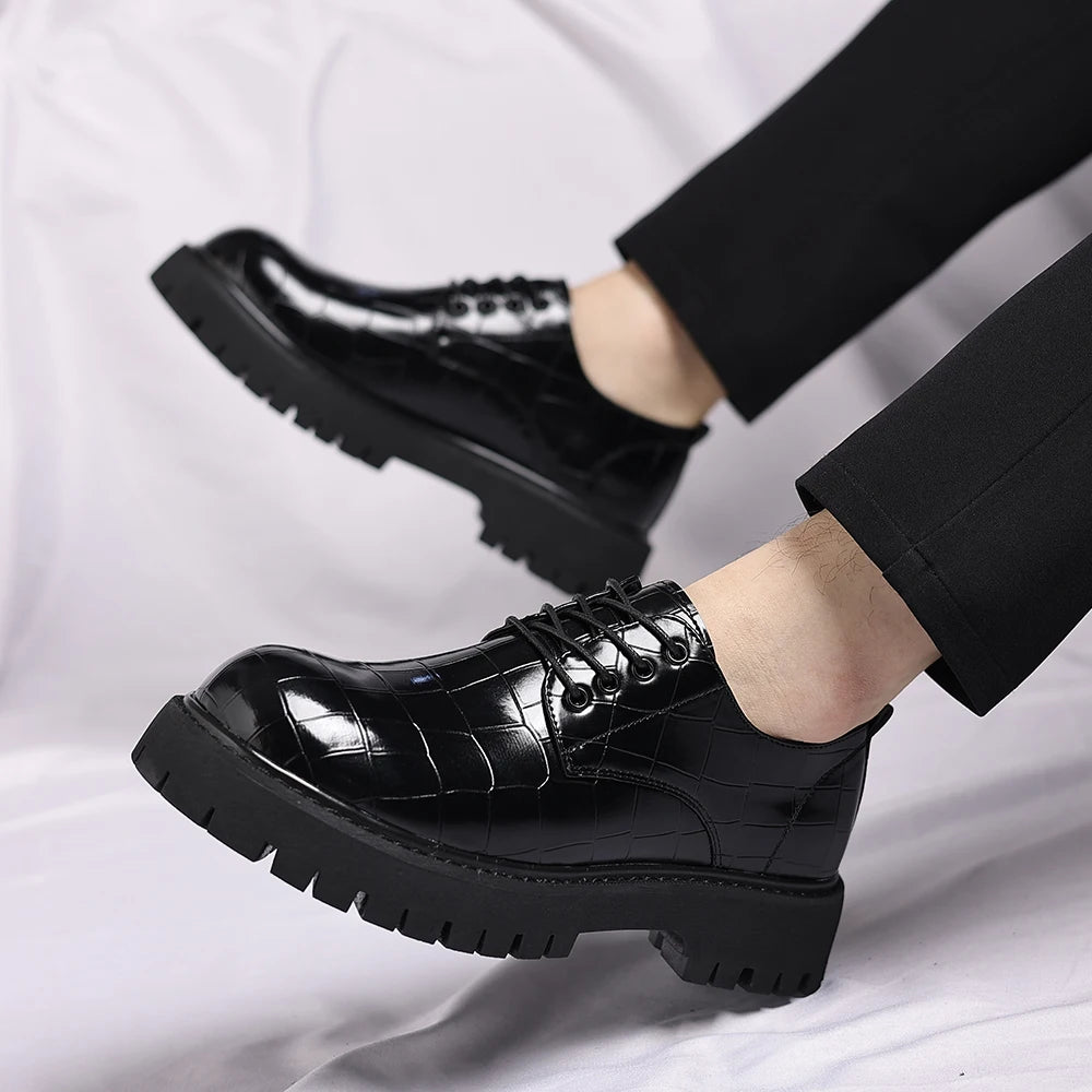 High Quality Oxford Leather Shoes Luxury Brand Leather Dress Shoe Breathable Solid Formal Casual Shoes Handmade Designer Shoes