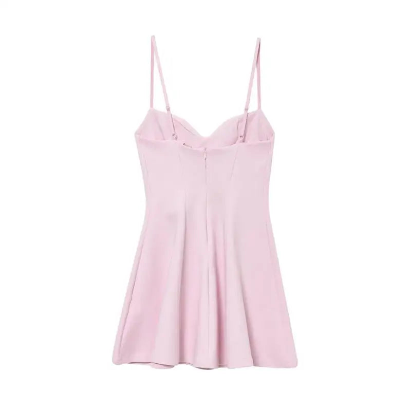 Dresses Summer Women's 2026 New Chic Slim Tube Top Elegant Mini Camisole Women's Dress Street Fashion Youth Holiday Dress