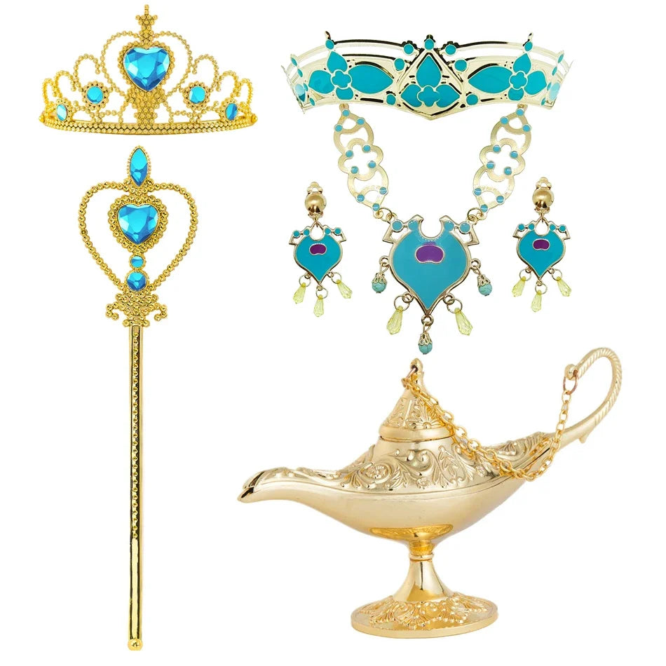 Halloween Party Princess Dress Kids Jasmine Costume