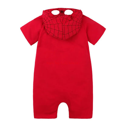 Spider Man Batman Captain Baby Rompers Newborn Baby Kawaii Cute Anime Cartoon Cosplay Costume Jumpsuit Cotton Clothes Kid Gift