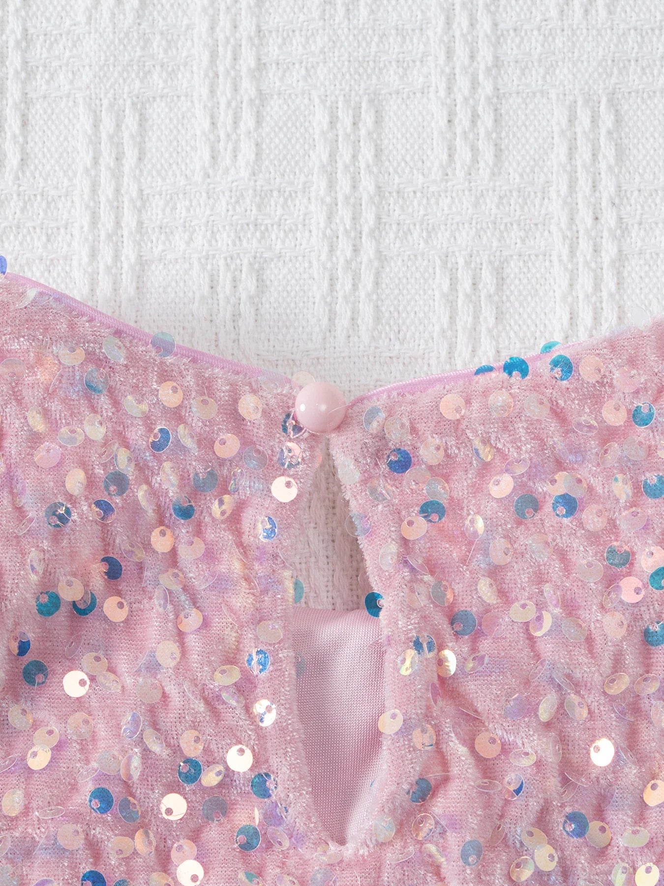 Girls Halloween Sequined Vest Skirt Princess TuTu Dress Children's Birthday Party Christmas Fluffy Dress Mesh Skirt Dresses L465