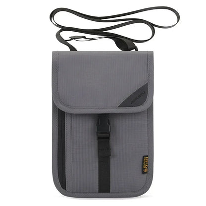 Multifunction Anti-theft Wallet Hidden Travel Neck Pouch Passport Cover Cards Holder ID Card Holder for Men Women Travel