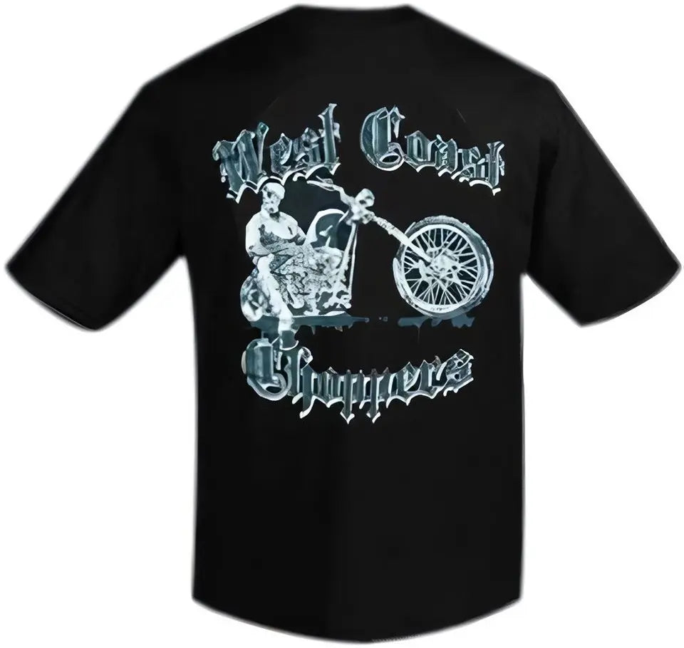 New 2026 West Coast Choppers  Graphic Tee 100% Cotton Round Neck Casual Regular Fit Unisex T-shirt  Summer Top
