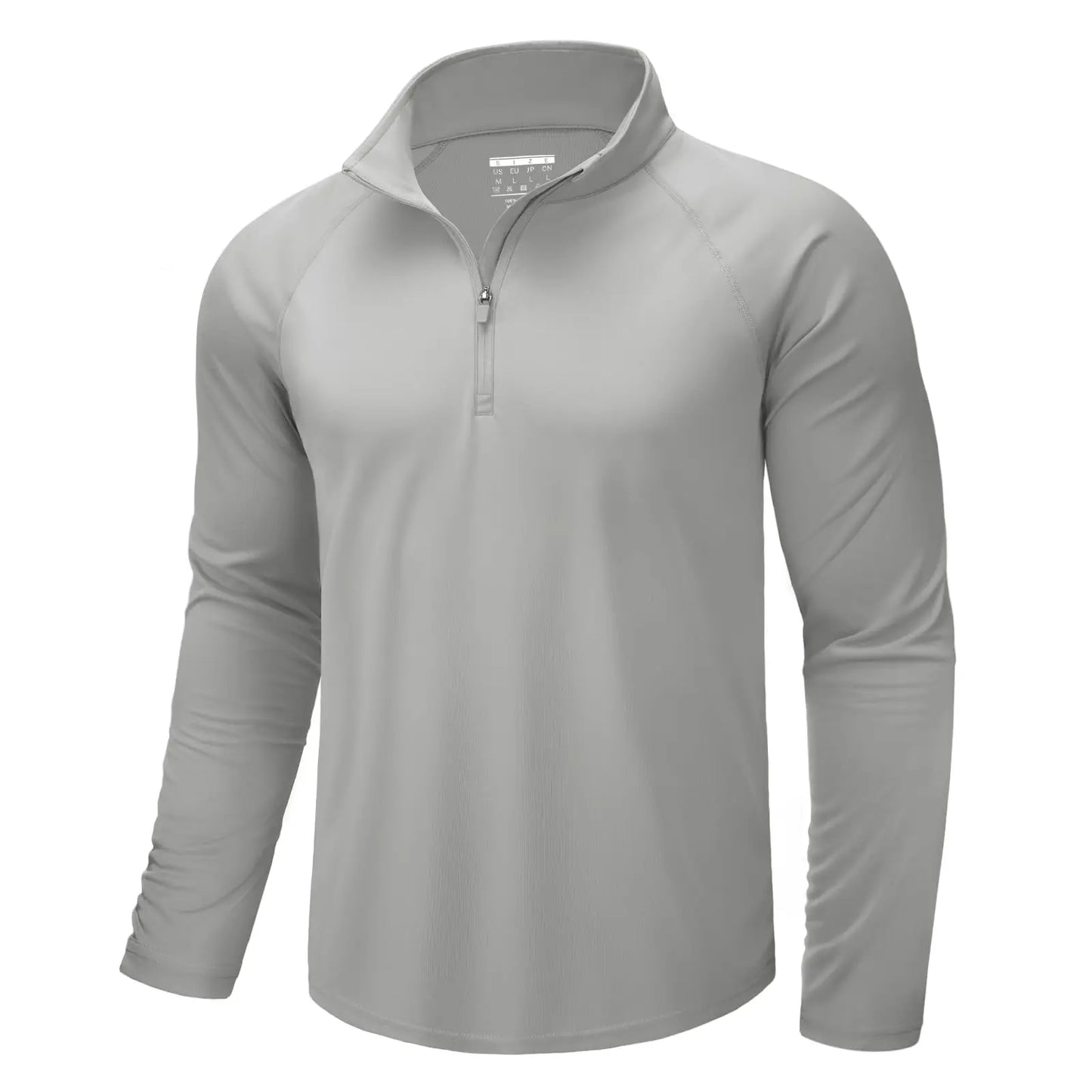 Mens UPF50+ UV Protection T-Shirt Lightweight Long Sleeve Quick Dry Fishing Shirt Outdoor Hiking Workout Rash Guards