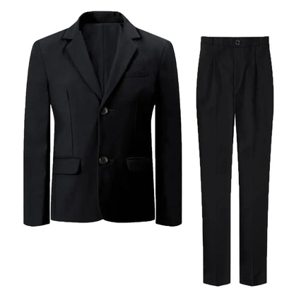 Suit for Kids Boys Easter Outfit Church Party Blazer Wedding Ceremony Flower Piano Performance Birthday Gift Clothes Set 3 PCS