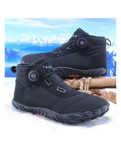 New Winter Booties Men Snow BareFoot Casual Shoes Outdoor Waterproof Work Shoes Warm Fur Men Ankle Shoes Snow Boots Plus Size 49