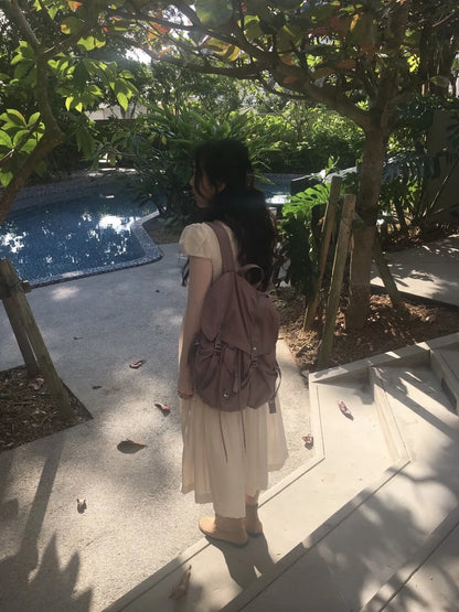 Spring 2025 Chic A-Line Dr Korean Sle Long Svel Women's Faionable Gown Ele Personali Commute Suitable Dr